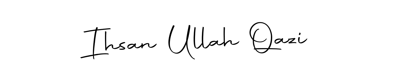 Make a beautiful signature design for name Ihsan Ullah Qazi. With this signature (Autography-DOLnW) style, you can create a handwritten signature for free. Ihsan Ullah Qazi signature style 10 images and pictures png