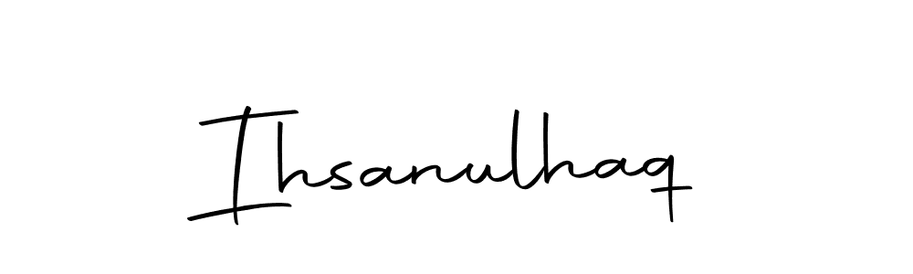 You can use this online signature creator to create a handwritten signature for the name Ihsanulhaq. This is the best online autograph maker. Ihsanulhaq signature style 10 images and pictures png