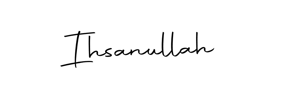 Make a beautiful signature design for name Ihsanullah. Use this online signature maker to create a handwritten signature for free. Ihsanullah signature style 10 images and pictures png