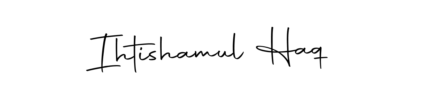 Design your own signature with our free online signature maker. With this signature software, you can create a handwritten (Autography-DOLnW) signature for name Ihtishamul Haq. Ihtishamul Haq signature style 10 images and pictures png