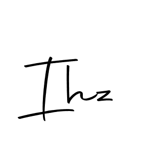 How to make Ihz name signature. Use Autography-DOLnW style for creating short signs online. This is the latest handwritten sign. Ihz signature style 10 images and pictures png