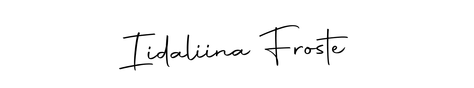 It looks lik you need a new signature style for name Iidaliina Froste. Design unique handwritten (Autography-DOLnW) signature with our free signature maker in just a few clicks. Iidaliina Froste signature style 10 images and pictures png