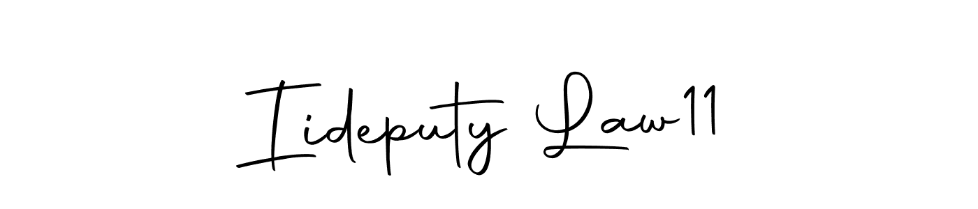 Create a beautiful signature design for name Iideputy Law11. With this signature (Autography-DOLnW) fonts, you can make a handwritten signature for free. Iideputy Law11 signature style 10 images and pictures png