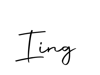 Create a beautiful signature design for name Iing. With this signature (Autography-DOLnW) fonts, you can make a handwritten signature for free. Iing signature style 10 images and pictures png