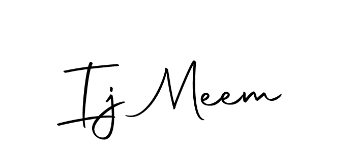 Autography-DOLnW is a professional signature style that is perfect for those who want to add a touch of class to their signature. It is also a great choice for those who want to make their signature more unique. Get Ij Meem name to fancy signature for free. Ij Meem signature style 10 images and pictures png
