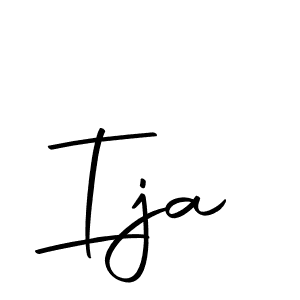 The best way (Autography-DOLnW) to make a short signature is to pick only two or three words in your name. The name Ija include a total of six letters. For converting this name. Ija signature style 10 images and pictures png