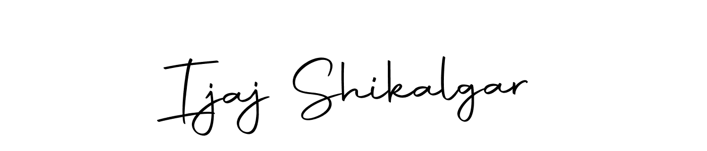 Ijaj Shikalgar stylish signature style. Best Handwritten Sign (Autography-DOLnW) for my name. Handwritten Signature Collection Ideas for my name Ijaj Shikalgar. Ijaj Shikalgar signature style 10 images and pictures png