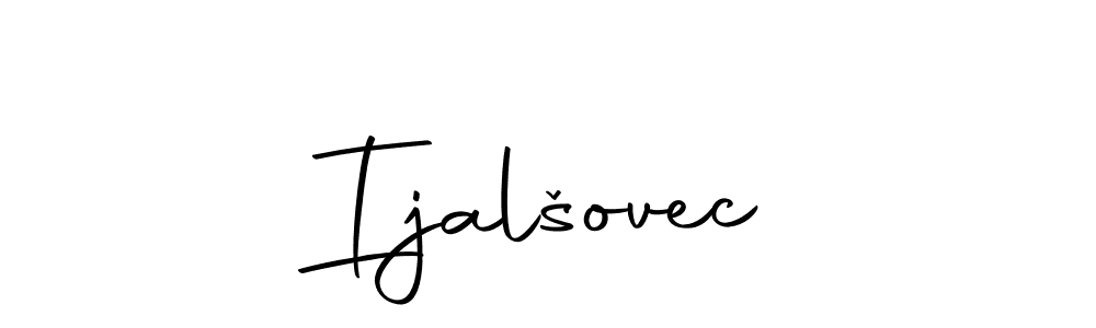 How to make Ijalšovec signature? Autography-DOLnW is a professional autograph style. Create handwritten signature for Ijalšovec name. Ijalšovec signature style 10 images and pictures png