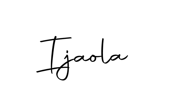 Make a beautiful signature design for name Ijaola. Use this online signature maker to create a handwritten signature for free. Ijaola signature style 10 images and pictures png