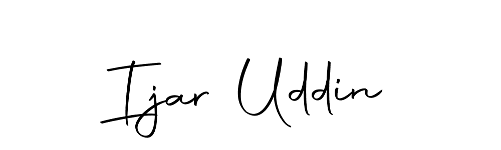 You should practise on your own different ways (Autography-DOLnW) to write your name (Ijar Uddin) in signature. don't let someone else do it for you. Ijar Uddin signature style 10 images and pictures png