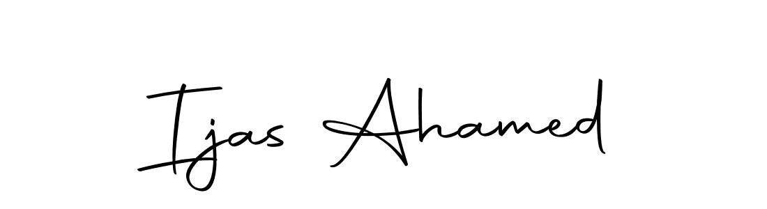 Make a short Ijas Ahamed signature style. Manage your documents anywhere anytime using Autography-DOLnW. Create and add eSignatures, submit forms, share and send files easily. Ijas Ahamed signature style 10 images and pictures png