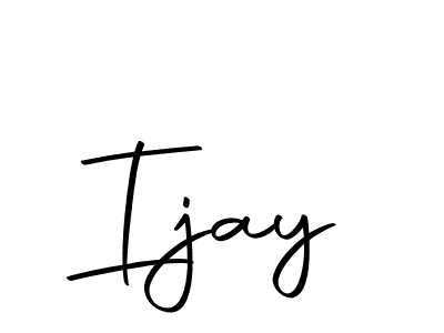 Ijay stylish signature style. Best Handwritten Sign (Autography-DOLnW) for my name. Handwritten Signature Collection Ideas for my name Ijay. Ijay signature style 10 images and pictures png