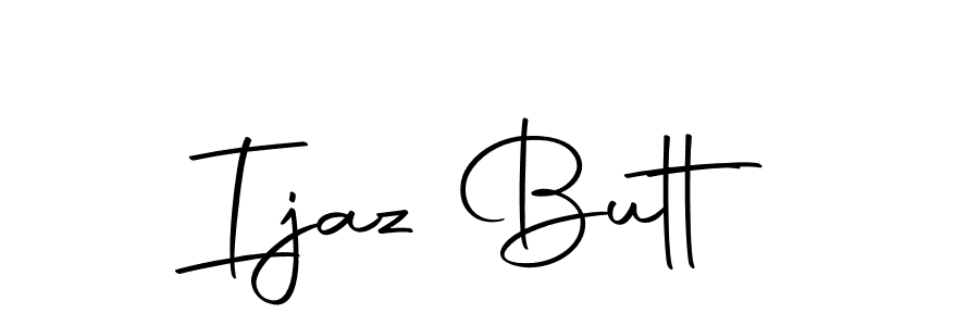 Use a signature maker to create a handwritten signature online. With this signature software, you can design (Autography-DOLnW) your own signature for name Ijaz Butt. Ijaz Butt signature style 10 images and pictures png