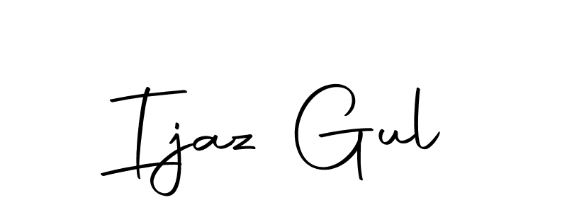 Make a beautiful signature design for name Ijaz Gul. Use this online signature maker to create a handwritten signature for free. Ijaz Gul signature style 10 images and pictures png