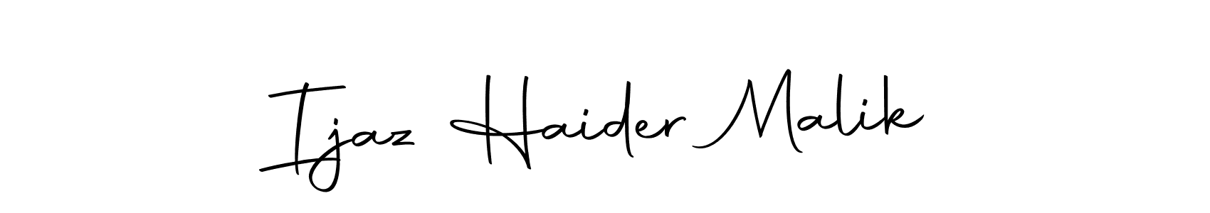 Ijaz Haider Malik stylish signature style. Best Handwritten Sign (Autography-DOLnW) for my name. Handwritten Signature Collection Ideas for my name Ijaz Haider Malik. Ijaz Haider Malik signature style 10 images and pictures png