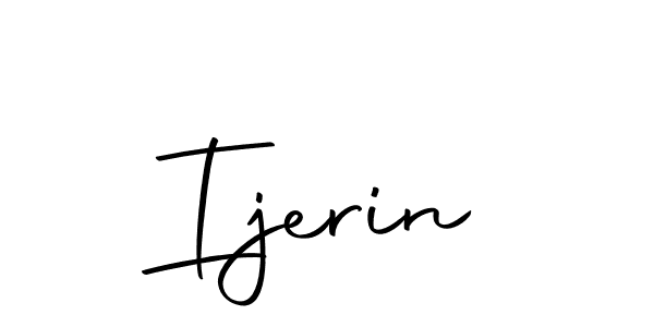 How to make Ijerin name signature. Use Autography-DOLnW style for creating short signs online. This is the latest handwritten sign. Ijerin signature style 10 images and pictures png