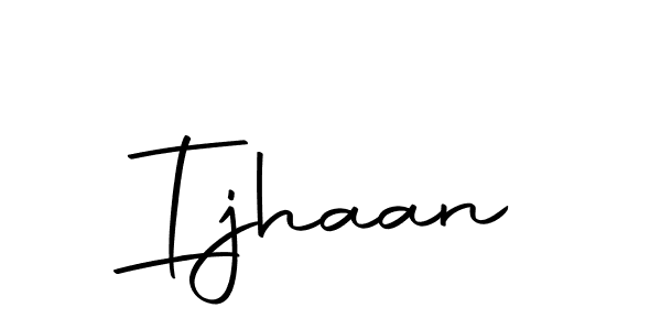Design your own signature with our free online signature maker. With this signature software, you can create a handwritten (Autography-DOLnW) signature for name Ijhaan. Ijhaan signature style 10 images and pictures png