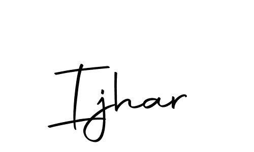 How to make Ijhar name signature. Use Autography-DOLnW style for creating short signs online. This is the latest handwritten sign. Ijhar signature style 10 images and pictures png