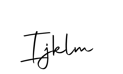 Make a beautiful signature design for name Ijklm. With this signature (Autography-DOLnW) style, you can create a handwritten signature for free. Ijklm signature style 10 images and pictures png