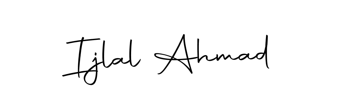 Make a beautiful signature design for name Ijlal Ahmad. With this signature (Autography-DOLnW) style, you can create a handwritten signature for free. Ijlal Ahmad signature style 10 images and pictures png