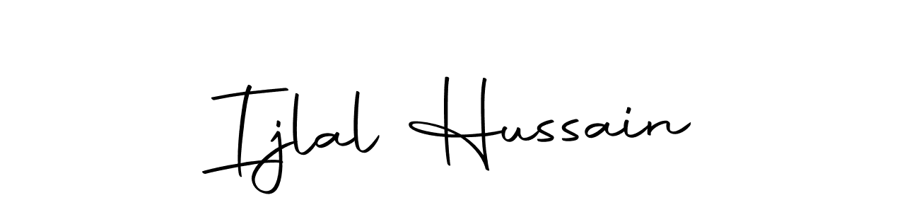 Make a beautiful signature design for name Ijlal Hussain. With this signature (Autography-DOLnW) style, you can create a handwritten signature for free. Ijlal Hussain signature style 10 images and pictures png