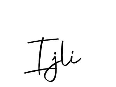 Make a beautiful signature design for name Ijli. Use this online signature maker to create a handwritten signature for free. Ijli signature style 10 images and pictures png