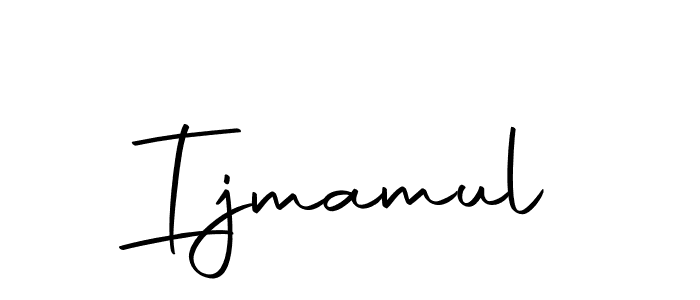 Create a beautiful signature design for name Ijmamul. With this signature (Autography-DOLnW) fonts, you can make a handwritten signature for free. Ijmamul signature style 10 images and pictures png