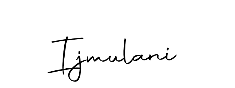 Design your own signature with our free online signature maker. With this signature software, you can create a handwritten (Autography-DOLnW) signature for name Ijmulani. Ijmulani signature style 10 images and pictures png