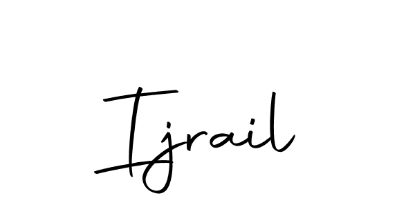 Make a beautiful signature design for name Ijrail. With this signature (Autography-DOLnW) style, you can create a handwritten signature for free. Ijrail signature style 10 images and pictures png