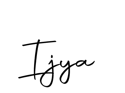 Make a beautiful signature design for name Ijya. With this signature (Autography-DOLnW) style, you can create a handwritten signature for free. Ijya signature style 10 images and pictures png