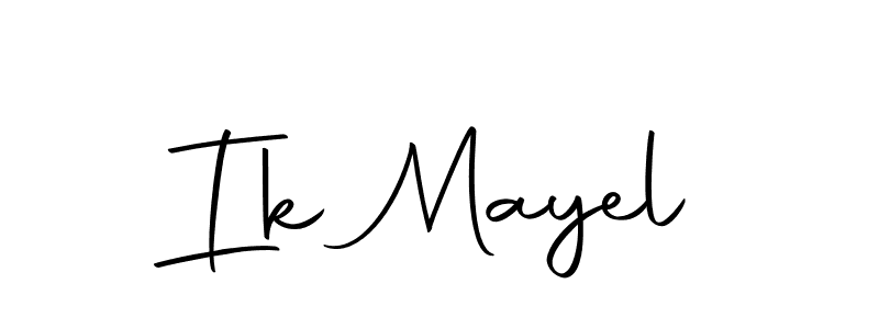 Use a signature maker to create a handwritten signature online. With this signature software, you can design (Autography-DOLnW) your own signature for name Ik Mayel. Ik Mayel signature style 10 images and pictures png