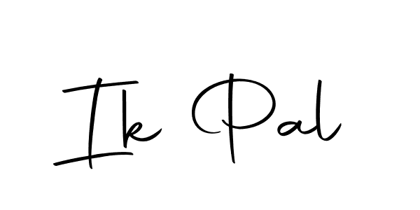 The best way (Autography-DOLnW) to make a short signature is to pick only two or three words in your name. The name Ik Pal include a total of six letters. For converting this name. Ik Pal signature style 10 images and pictures png