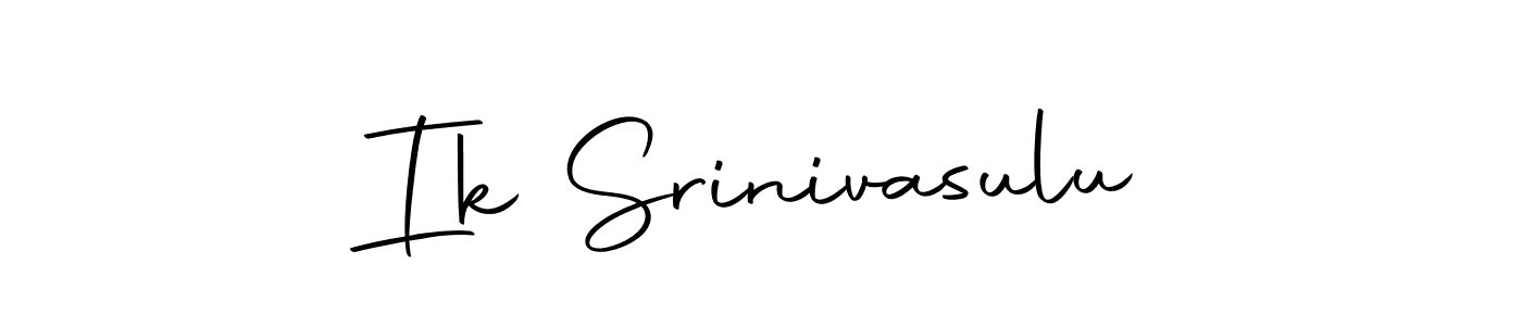 This is the best signature style for the Ik Srinivasulu name. Also you like these signature font (Autography-DOLnW). Mix name signature. Ik Srinivasulu signature style 10 images and pictures png