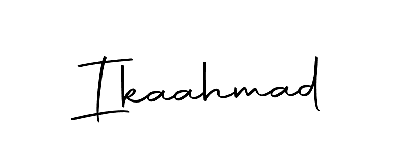 You should practise on your own different ways (Autography-DOLnW) to write your name (Ikaahmad) in signature. don't let someone else do it for you. Ikaahmad signature style 10 images and pictures png