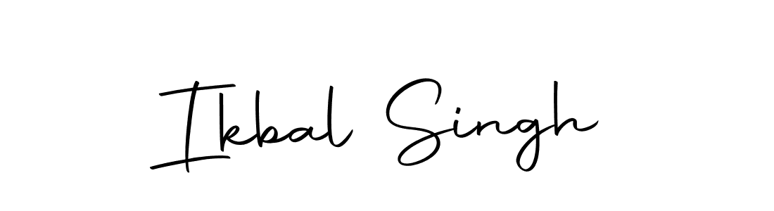 Design your own signature with our free online signature maker. With this signature software, you can create a handwritten (Autography-DOLnW) signature for name Ikbal Singh. Ikbal Singh signature style 10 images and pictures png