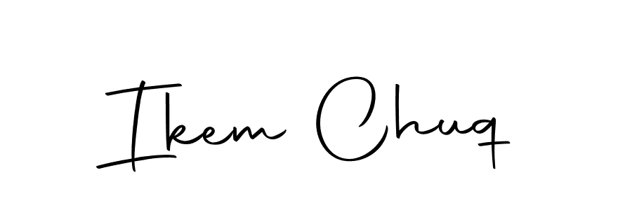 if you are searching for the best signature style for your name Ikem Chuq. so please give up your signature search. here we have designed multiple signature styles  using Autography-DOLnW. Ikem Chuq signature style 10 images and pictures png