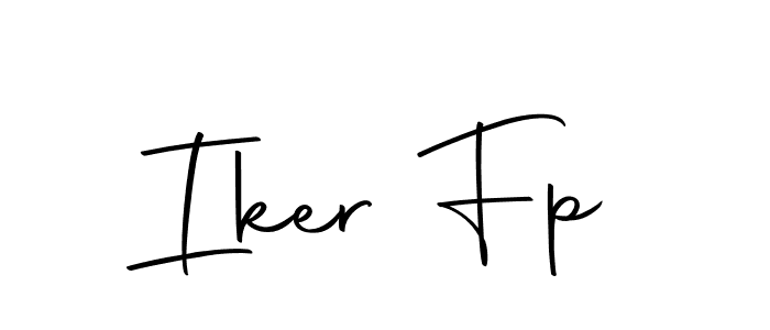 Make a beautiful signature design for name Iker Fp. With this signature (Autography-DOLnW) style, you can create a handwritten signature for free. Iker Fp signature style 10 images and pictures png