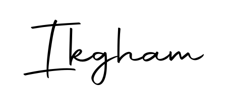 Make a short Ikgham signature style. Manage your documents anywhere anytime using Autography-DOLnW. Create and add eSignatures, submit forms, share and send files easily. Ikgham signature style 10 images and pictures png
