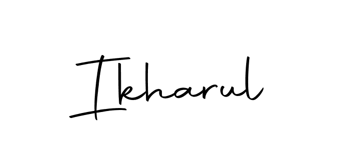 Here are the top 10 professional signature styles for the name Ikharul. These are the best autograph styles you can use for your name. Ikharul signature style 10 images and pictures png