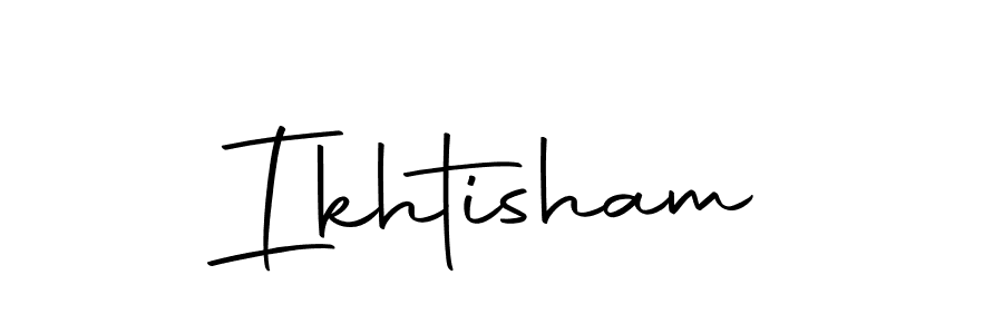 Make a beautiful signature design for name Ikhtisham. With this signature (Autography-DOLnW) style, you can create a handwritten signature for free. Ikhtisham signature style 10 images and pictures png