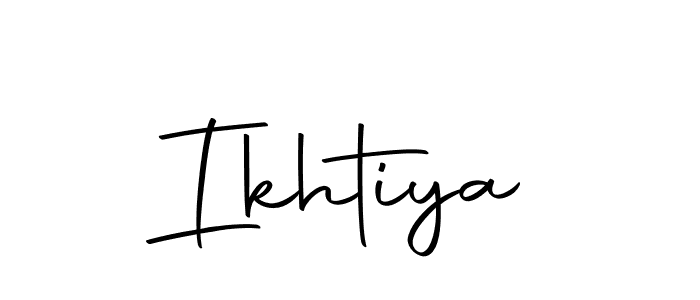 Create a beautiful signature design for name Ikhtiya. With this signature (Autography-DOLnW) fonts, you can make a handwritten signature for free. Ikhtiya signature style 10 images and pictures png