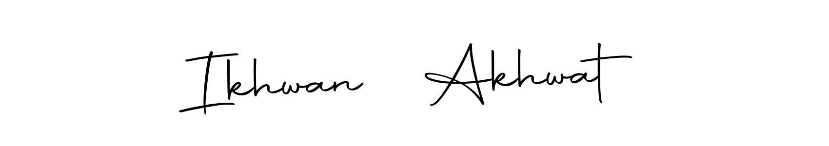 Make a beautiful signature design for name Ikhwan ♡ Akhwat. With this signature (Autography-DOLnW) style, you can create a handwritten signature for free. Ikhwan ♡ Akhwat signature style 10 images and pictures png