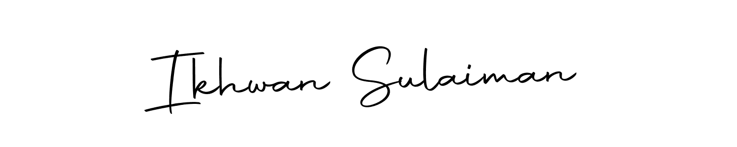 This is the best signature style for the Ikhwan Sulaiman name. Also you like these signature font (Autography-DOLnW). Mix name signature. Ikhwan Sulaiman signature style 10 images and pictures png