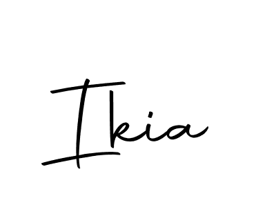 Create a beautiful signature design for name Ikia. With this signature (Autography-DOLnW) fonts, you can make a handwritten signature for free. Ikia signature style 10 images and pictures png