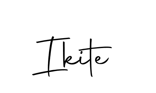 Ikite stylish signature style. Best Handwritten Sign (Autography-DOLnW) for my name. Handwritten Signature Collection Ideas for my name Ikite. Ikite signature style 10 images and pictures png