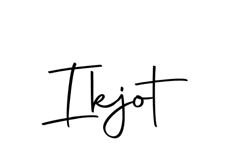 Make a beautiful signature design for name Ikjot. With this signature (Autography-DOLnW) style, you can create a handwritten signature for free. Ikjot signature style 10 images and pictures png