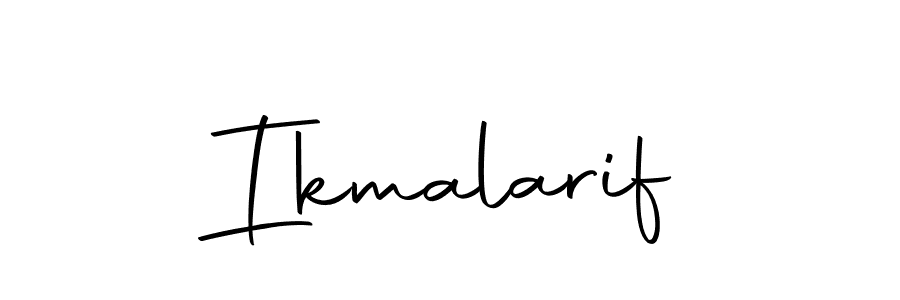 How to make Ikmalarif signature? Autography-DOLnW is a professional autograph style. Create handwritten signature for Ikmalarif name. Ikmalarif signature style 10 images and pictures png