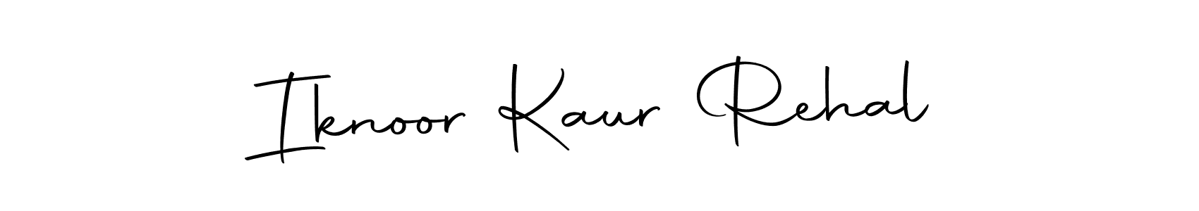 Make a beautiful signature design for name Iknoor Kaur Rehal. Use this online signature maker to create a handwritten signature for free. Iknoor Kaur Rehal signature style 10 images and pictures png