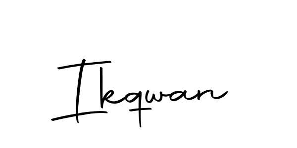 How to make Ikqwan signature? Autography-DOLnW is a professional autograph style. Create handwritten signature for Ikqwan name. Ikqwan signature style 10 images and pictures png