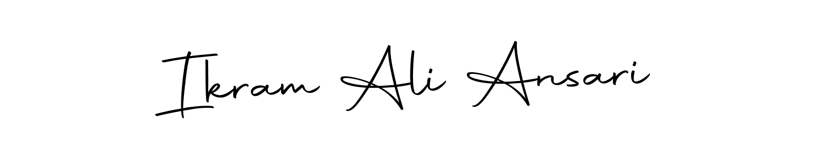 Design your own signature with our free online signature maker. With this signature software, you can create a handwritten (Autography-DOLnW) signature for name Ikram Ali Ansari. Ikram Ali Ansari signature style 10 images and pictures png